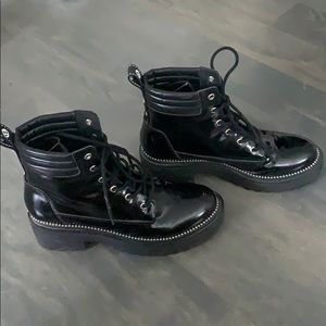 Wishbone size 11 combat boots, worn twice.